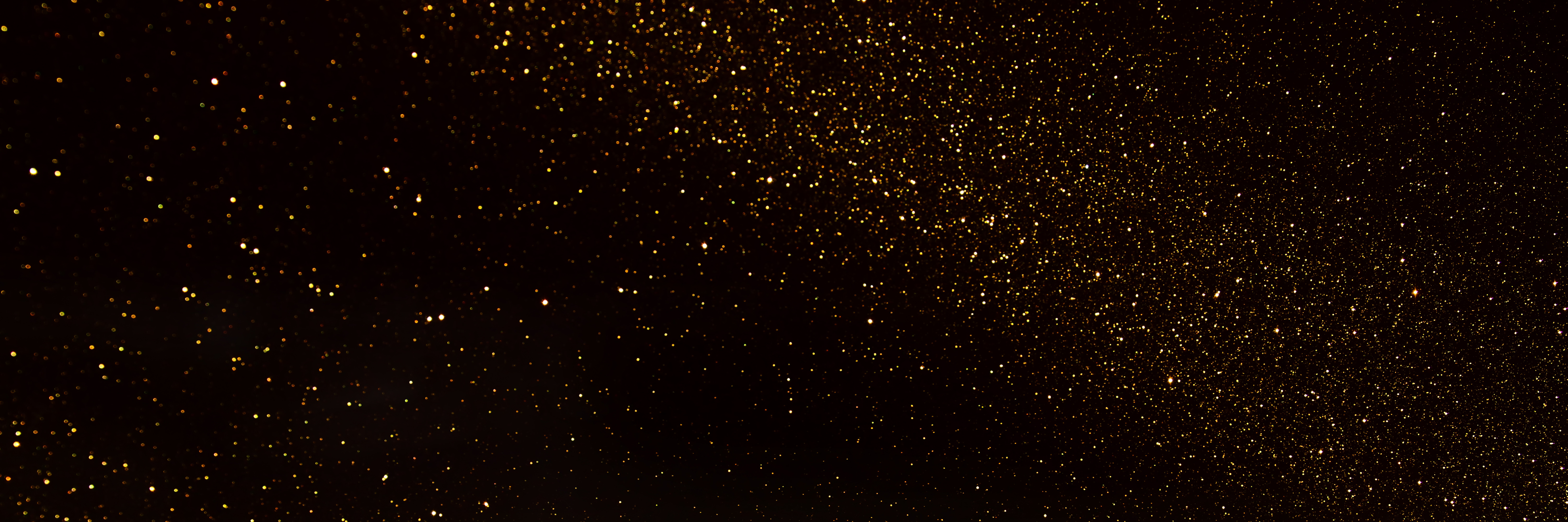 Black background with glitters 