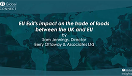EU Exit's impact on the trade of foods between the UK and EU