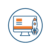 high performing landing page icon