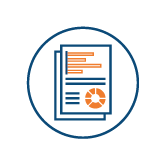 Interactive infographic icon