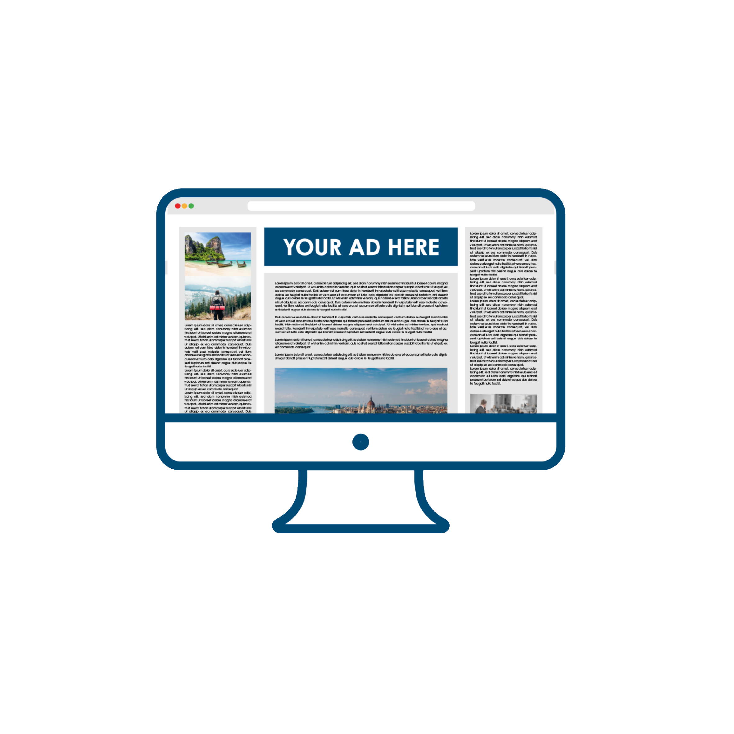 Retargeting websites icon