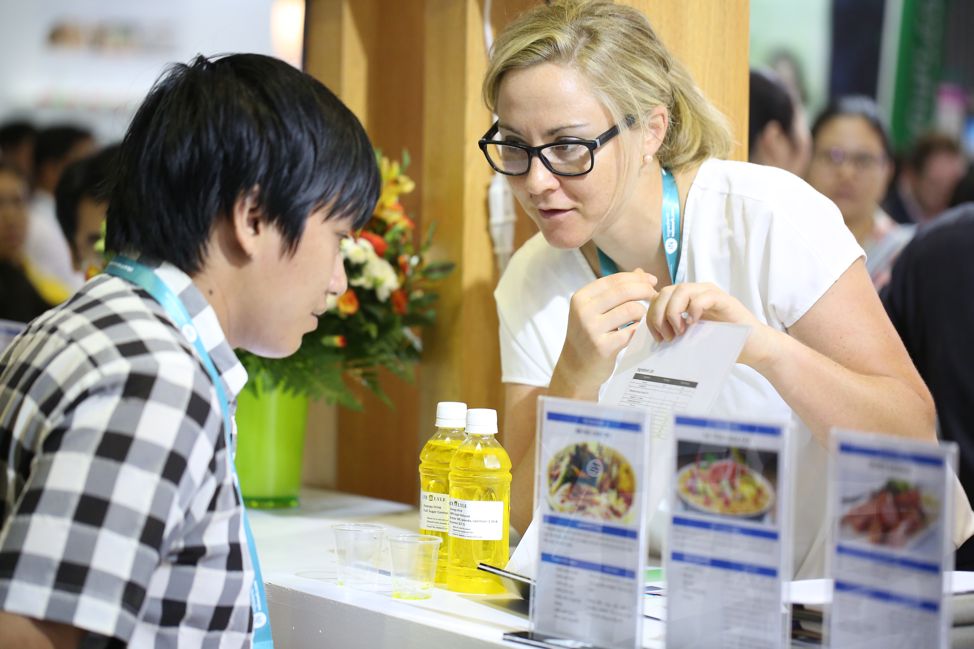 Exhibitors networking at Fi Vietnam