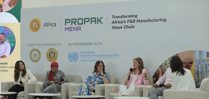 Speakers on stage at Fi Africa