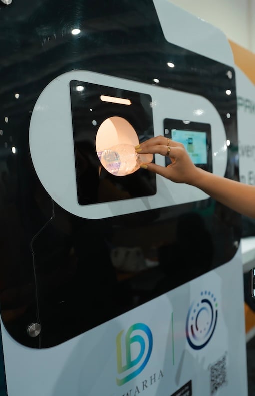 Bottle recycling at Fi Africa