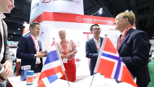 Visitors at the Norway Pavilion