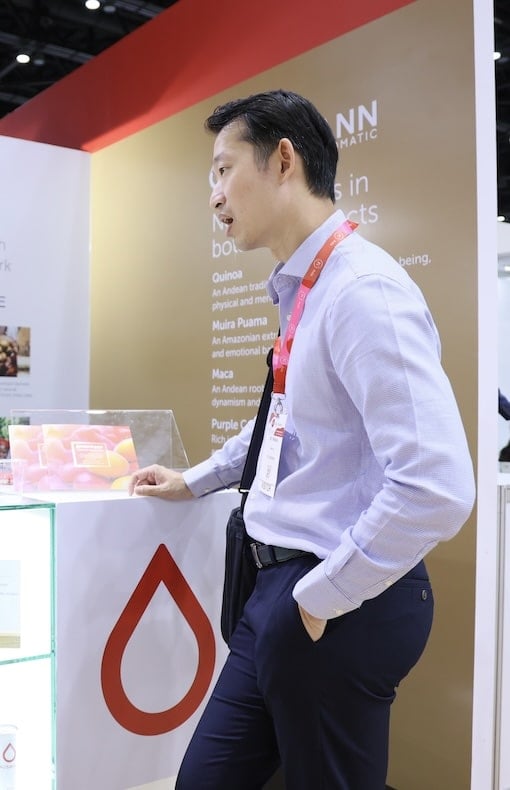 Visitor at Fi Thailand visiting a stand