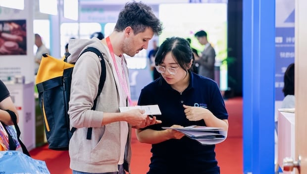 Visitors registering