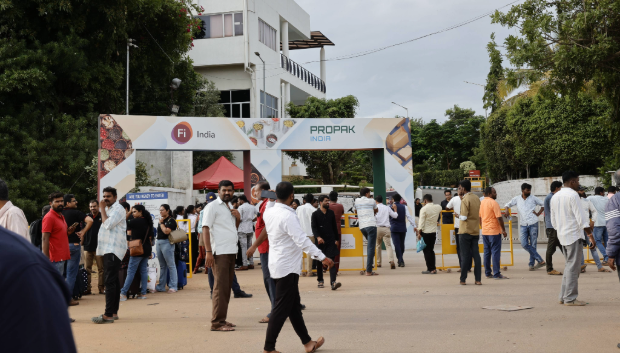 Visitors outside Fi India