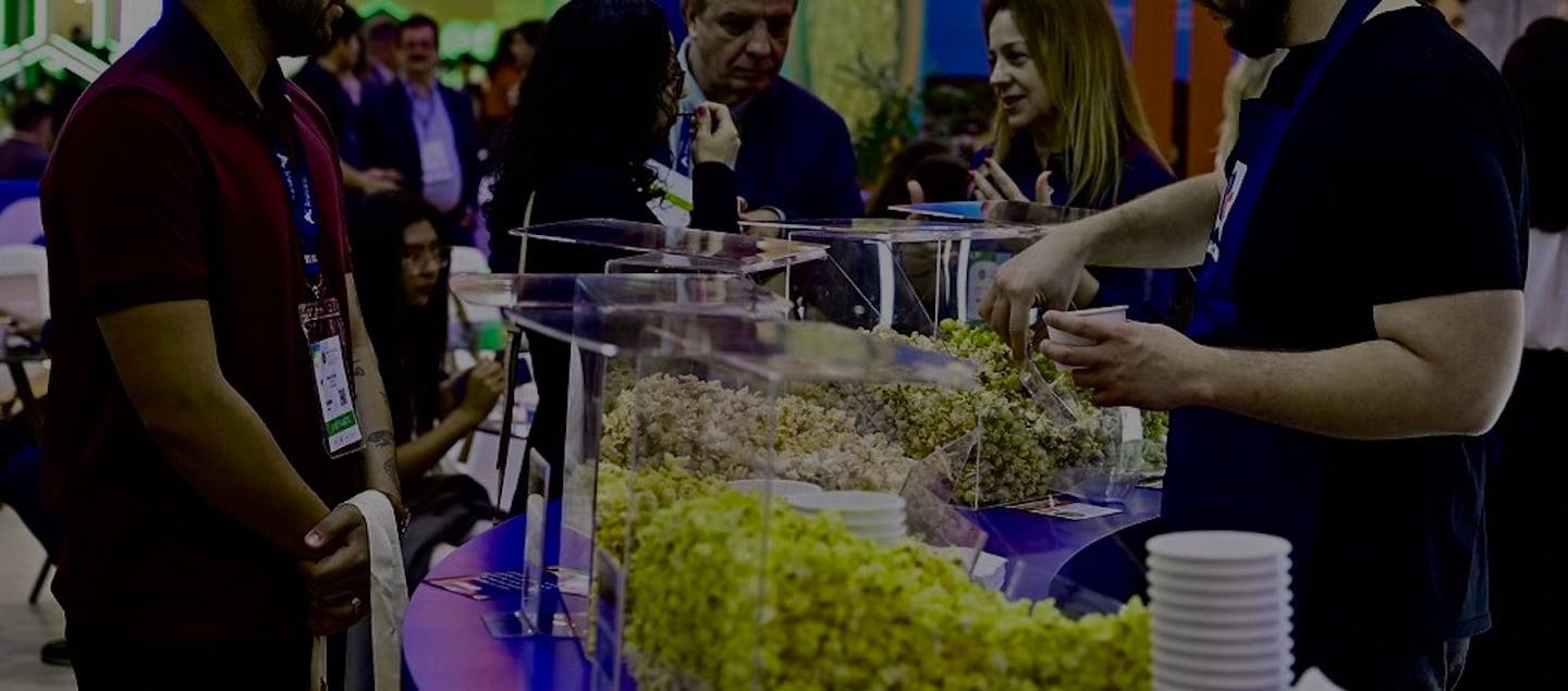 Food sampling at Fi South America