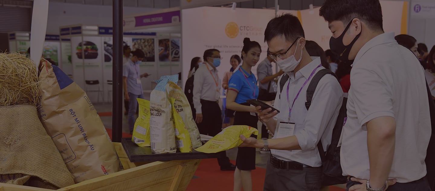 Products on display at Fi Vietnam