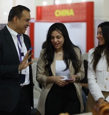 Delegates networking at Fi Africa