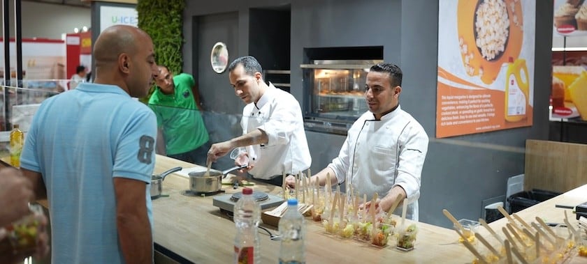 Food demonstration at Fi Africa