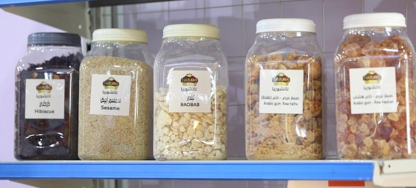 Product display at Fi Africa