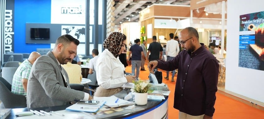 Exhibitor and attendee at Fi Africa