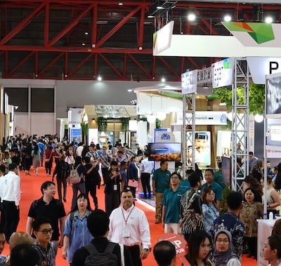 Crowd at Fi Asia Indonesia
