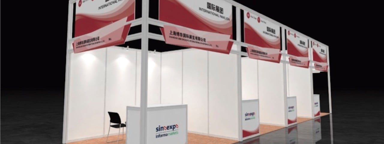 exhibitor stand shell scheme package A