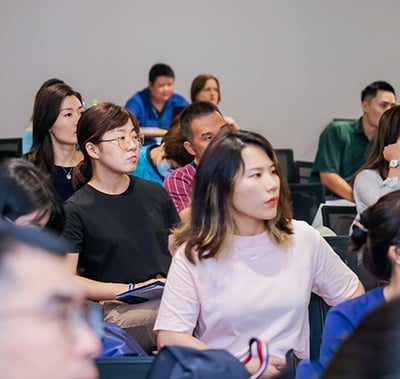 Audience at a theatre at Hi & Fi Asia-China