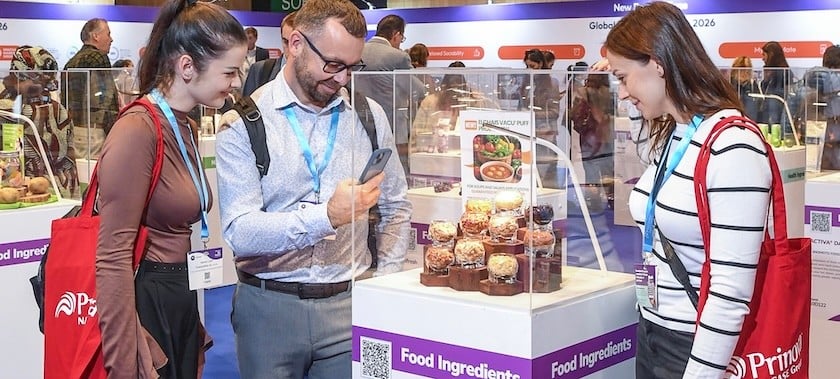 Busy show floor at Fi Europe