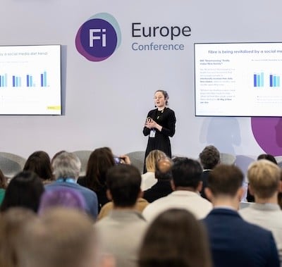 Speakers on stage at Fi Europe Conference