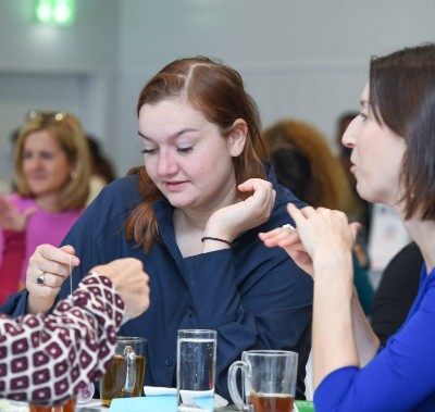 Women networking at Fi Europe