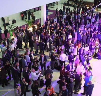 Attendees arriving at Fi Innovation Awards