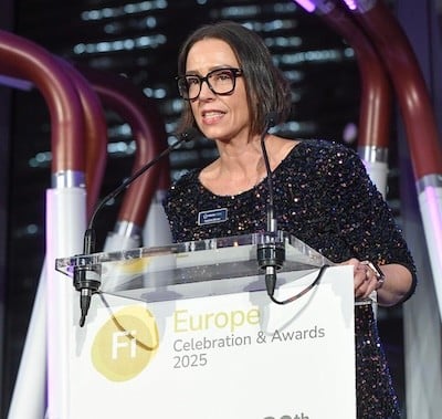 Award presenter at Fi Innovation Awards