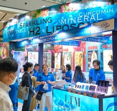 products on a stand at Hi Japan