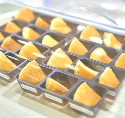 Food samples at Hi Japan