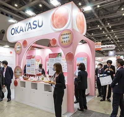 Okayasu exhibitor booth at Hi Japan