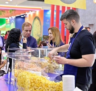 exhibitor demonstration at Fi South America