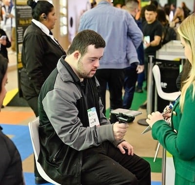 QR code scanning at Fi South America