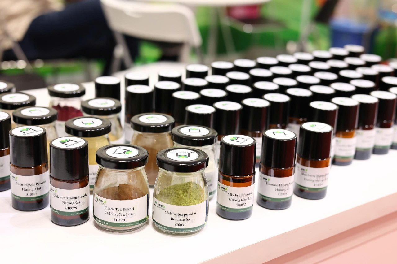 bottles of ingredients