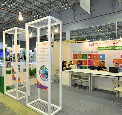 exhibitor booth at Fi Vietnam
