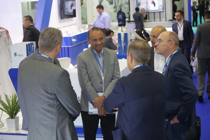 Smiling attendees onsite