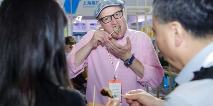 Tasting foods at Hi China