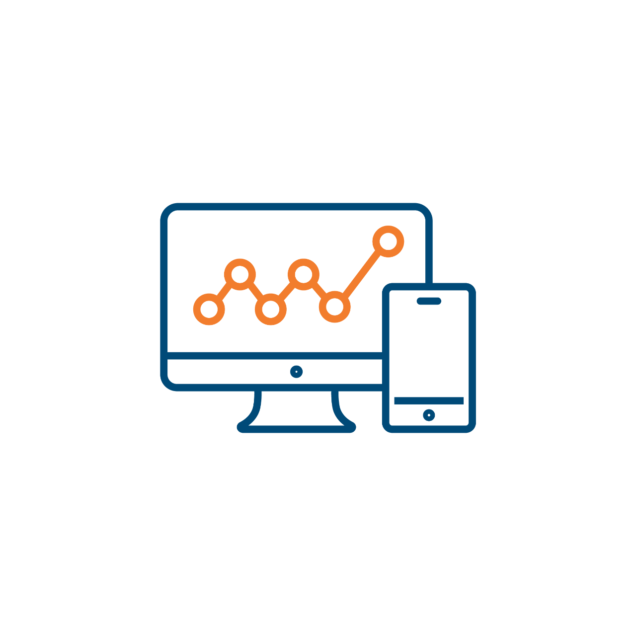 Access to website visitors icon