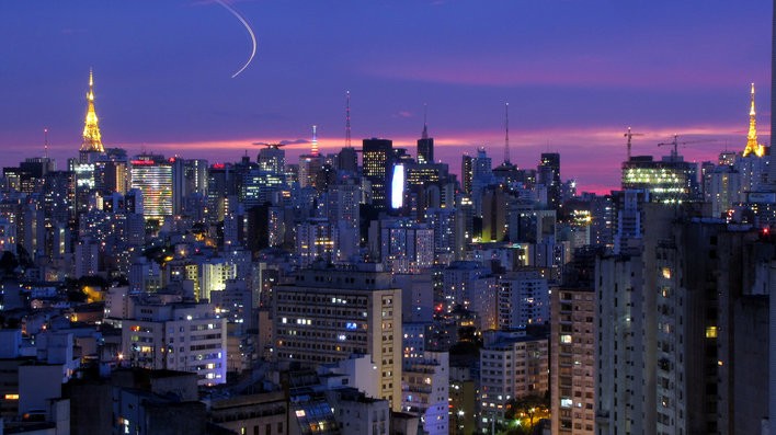 Sao Paolo City by night