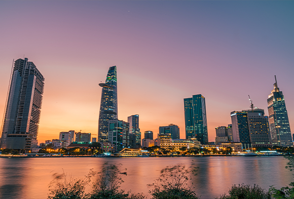 Ho chi Mihn city skyline